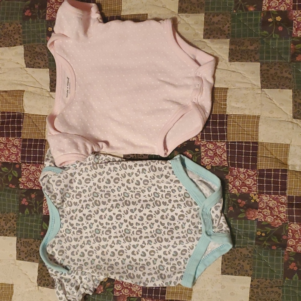 0-3M Onesies by Sandy & Simon and Bon Bebe